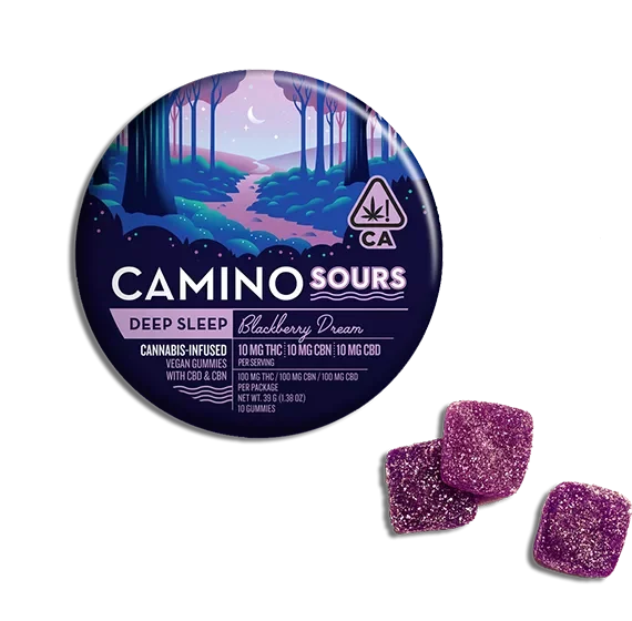 Camino Sours Blackberry Dream 10:10:10 Gummies
