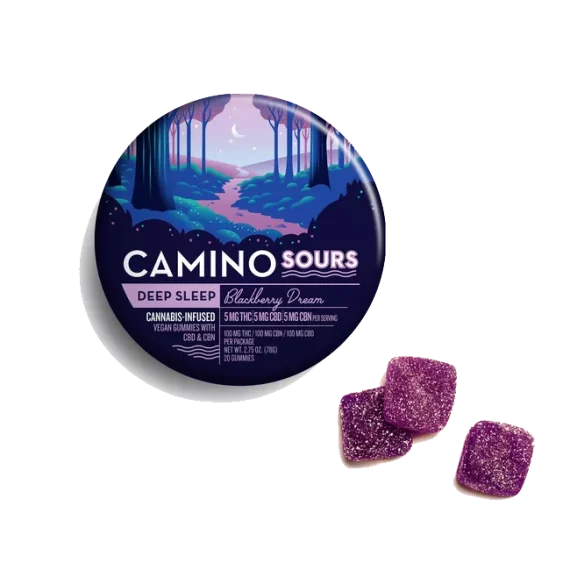 Camino Sours Blackberry Dream Deep Sleep Gummies